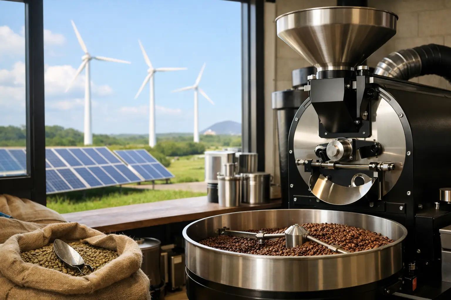 Renewable Energy Coffee Roasters, Built Better